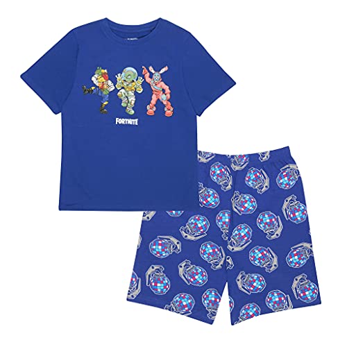 Fortnite Beef Boss Leviathan und Kaninchen Raider Jungen Short Pyjama Set Marine 146 | PS4 PS5 Xbox Gamer Geschenke, Schule Jungen PJs, Kinderkleidung, Kindergeburtstags-Geschenk-Idee von Fortnite