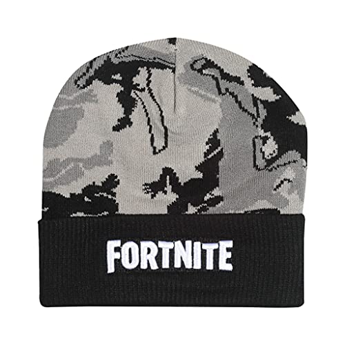 Fortnite Emotes Camo Mütze, Kinder, One Size, Grau, Offizielle Handelsware von Fortnite