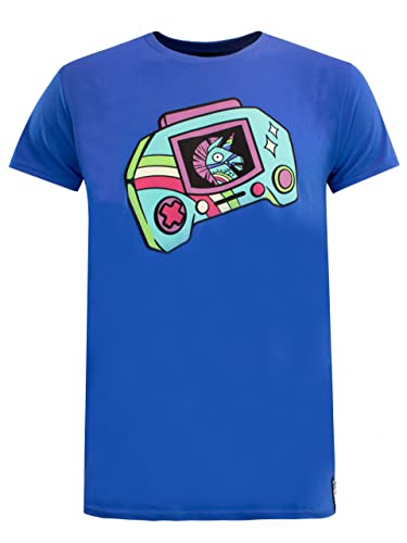 Fortnite Herren T-Shirt Rainbow Smash Blau X-Large von Fortnite