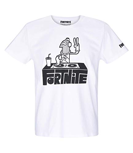 Fortnite Herren T-Shirt Weiß XL von Fortnite