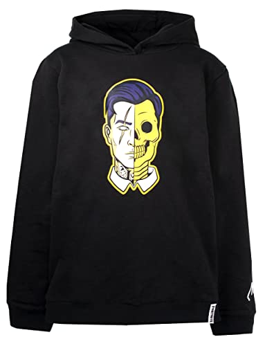 Fortnite – Hoodie für Jungen – Schwarzes Sweatshirt Skull Trooper-Motiv – Hoodie aus 100% Baumwolle – Offizielles Merchandise - 15 Jahre von Fortnite