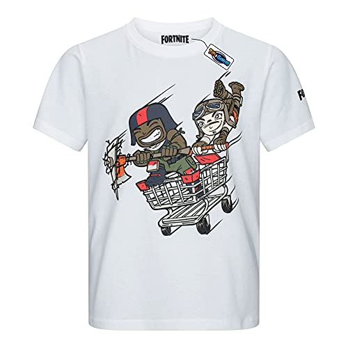 Fortnite Jungen T-Shirt Weiß 152 von Fortnite