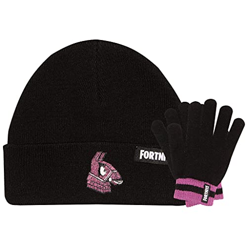 Fortnite Lama Jungen Mütze und Handschuhe Set | Offizielle Ware von Fortnite