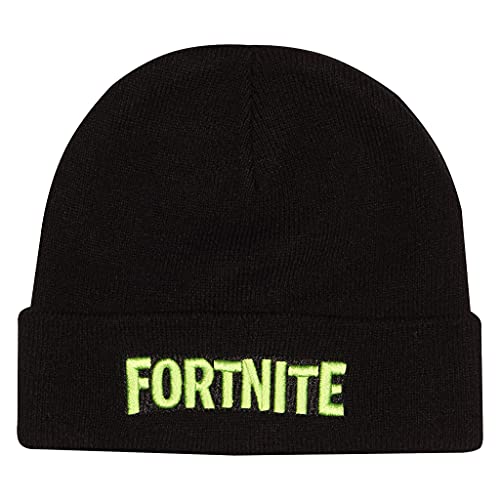 Fortnite Neon Text Logo Jungen Mütze | Offizielle Ware von Fortnite