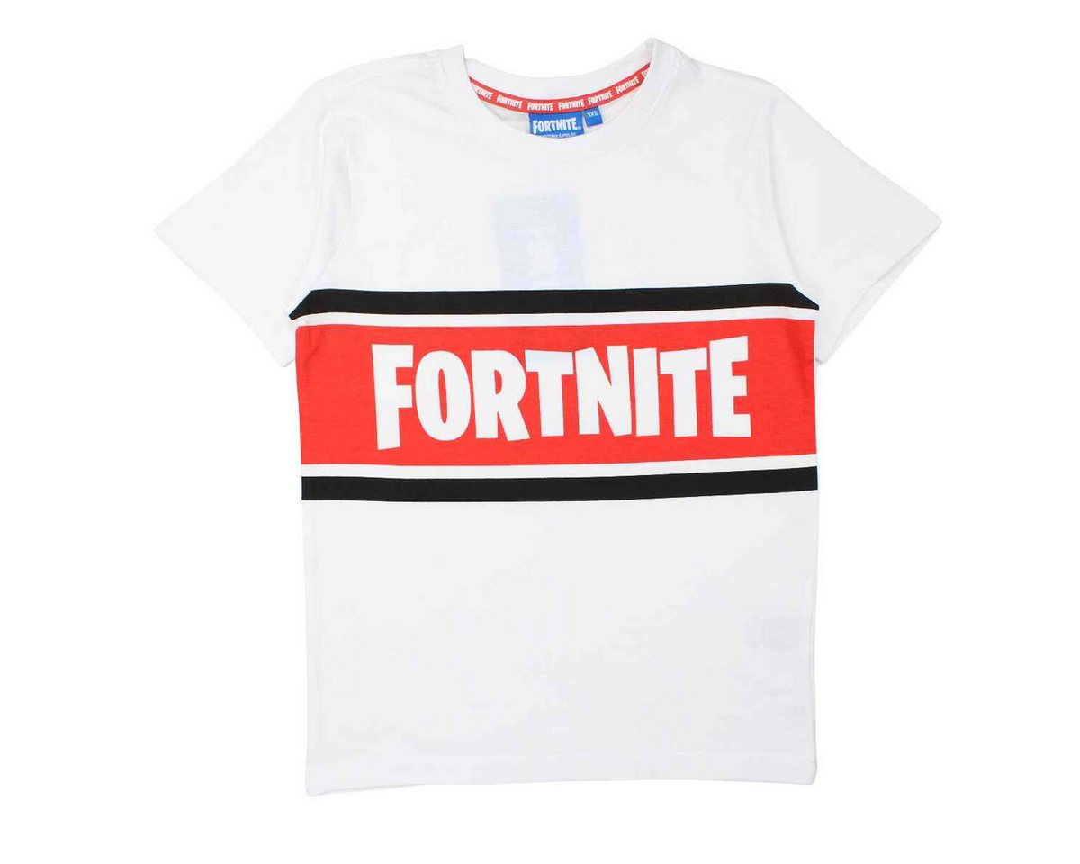Fortnite Print-Shirt Gamer Fortnite Jungen Kurzarm T-Shirt Shirt 100% Baumwolle Gr. 140 bis 176 von Fortnite