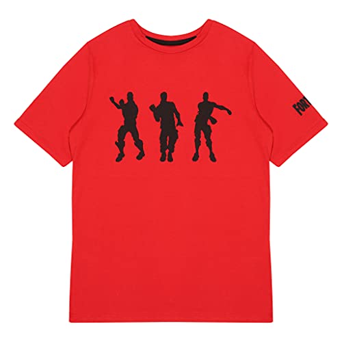Fortnite Tanzbewegungen T Shirt, Jugend, rot, Offizielle Handelsware von Fortnite