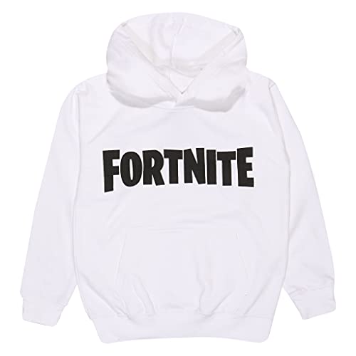 Fortnite Textlogo. Kapuzenpullover, Kinder, 128-182, Weiß, Offizielle Handelsware von Fortnite