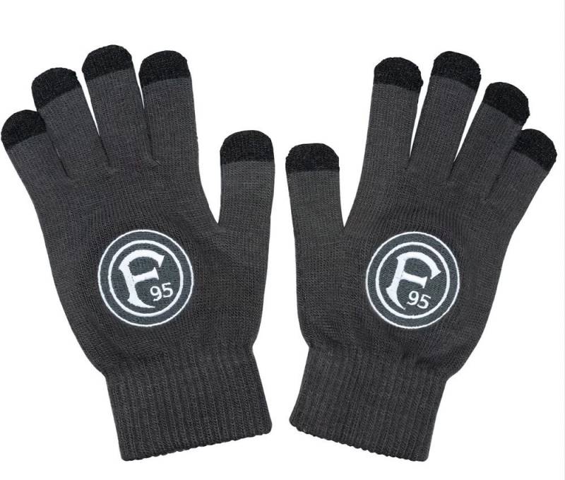 Fortuna Düsseldorf Lederhandschuhe Smartphone-Handschuhe Logo Fortuna Düsseldorf Lederhandschuhe Smartphone-Handschuhe Logo von Fortuna Düsseldorf