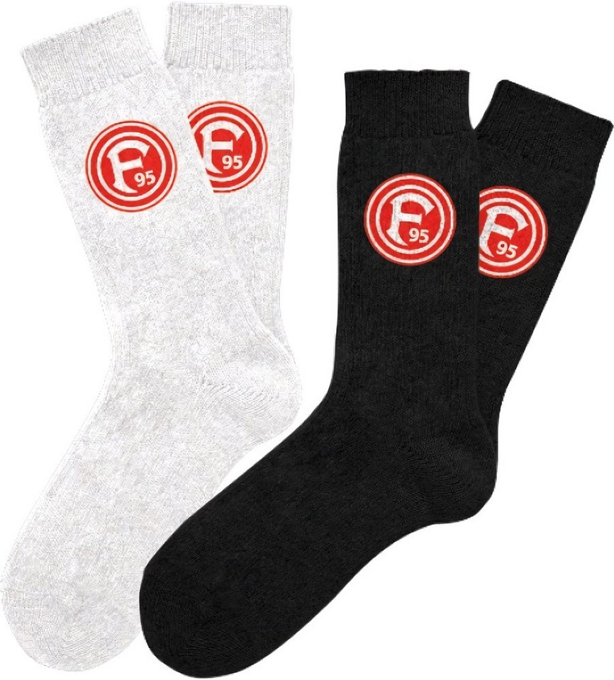 Fortuna Düsseldorf Socken Sportsocken Logo 2er-Set Fortuna Düsseldorf Socken Sportsocken Logo 2er-Set von Fortuna Düsseldorf