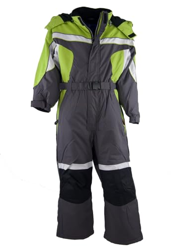 Fortuna F. Schneeanzug Overall Winteranzug Skianzug SKIOVERALL Winter Schnee Kinder 116-140 M33 (140, grau) von Fortuna F.
