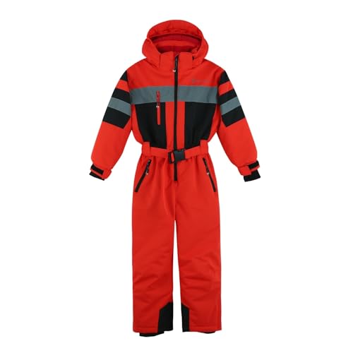 Fortuna F. Schneeanzug Overall Winteranzug Skianzug SKIOVERALL Winter Schnee Kinder 116-170 M31 (134, rot) von Fortuna F.