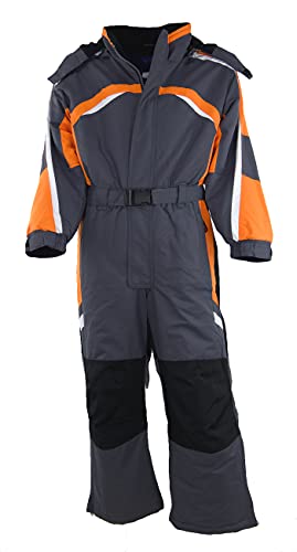 Fortuna F. Schneeanzug Schneeoverall Winteranzug Skianzug SKIOVERALL Winter Kinder 116-140 LB1315 (grau, 116) von Fortuna F.