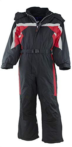 Fortuna F. Schneeanzug Schneeoverall Winteranzug Skianzug SKIOVERALL Winter Kinder 1311 Gr. 80-140 (schwarz, 110) von Fortuna F.