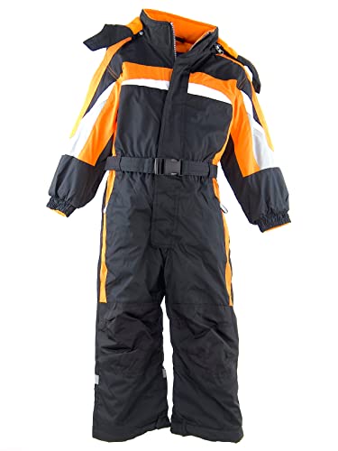 Fortuna F. Schneeoverall Schneeanzug Skianzug Winteranzug Kinder Overall 92 98 104 110 M1225 (110, schwarz) von Fortuna F.