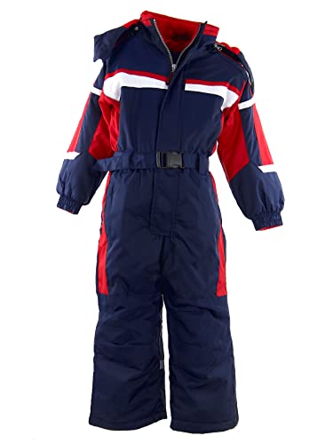 Fortuna F. Schneeoverall Schneeanzug Skianzug Winteranzug Kinder Overall 92 98 104 110 M1233 (92, dunkelblau) von Fortuna F.