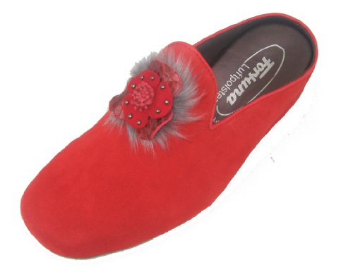 Fortuna Damen Sylvia Gemütliche Hausschuhe, rot, 37.5 EU Fortuna Damen Sylvia Gemütliche Hausschuhe, rot, 37.5 EU von Fortuna