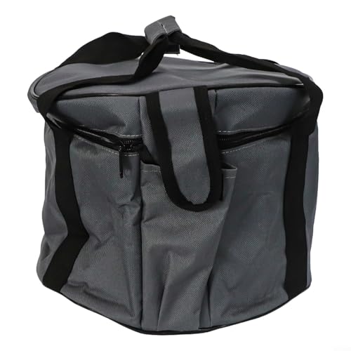 FortunateSweet Camping-Koch-Aufbewahrungstasche mit wasserdichtem Material, geräumigem Design und weichem Futter zum Schutz, Wie abgebildet, Gray von FortunateSweet