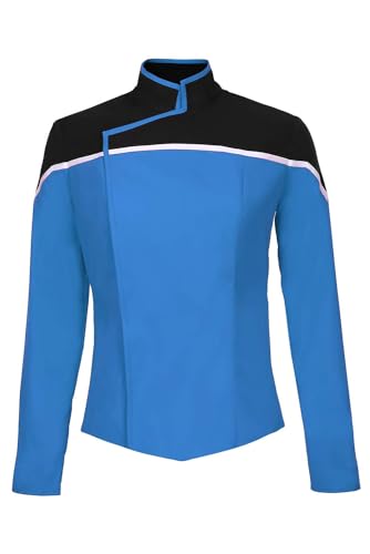 Fortunezone Lower Decks Blau Uniform Oberteil Cosplay Kostüm Erwachsene von Fortunezone