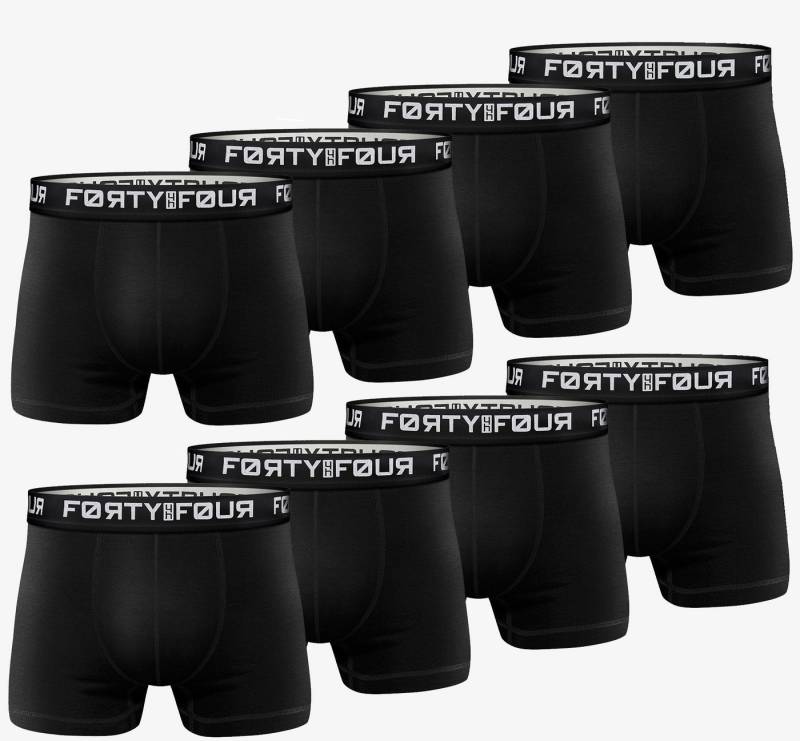 FortyFour Boxershorts 8 Stück S-7XL Männer Unterhosen Schwarz (Vorteilspack, 8er Pack) S - 7XL von FortyFour