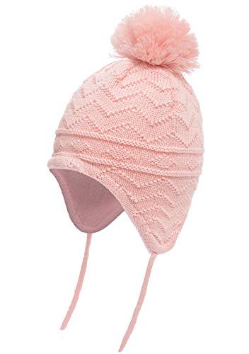 Foruhoo Baby Wintermütze Mädchen & Jungen Strickmütze Beanie Warm Mütze (Rosa,L 53) von Foruhoo