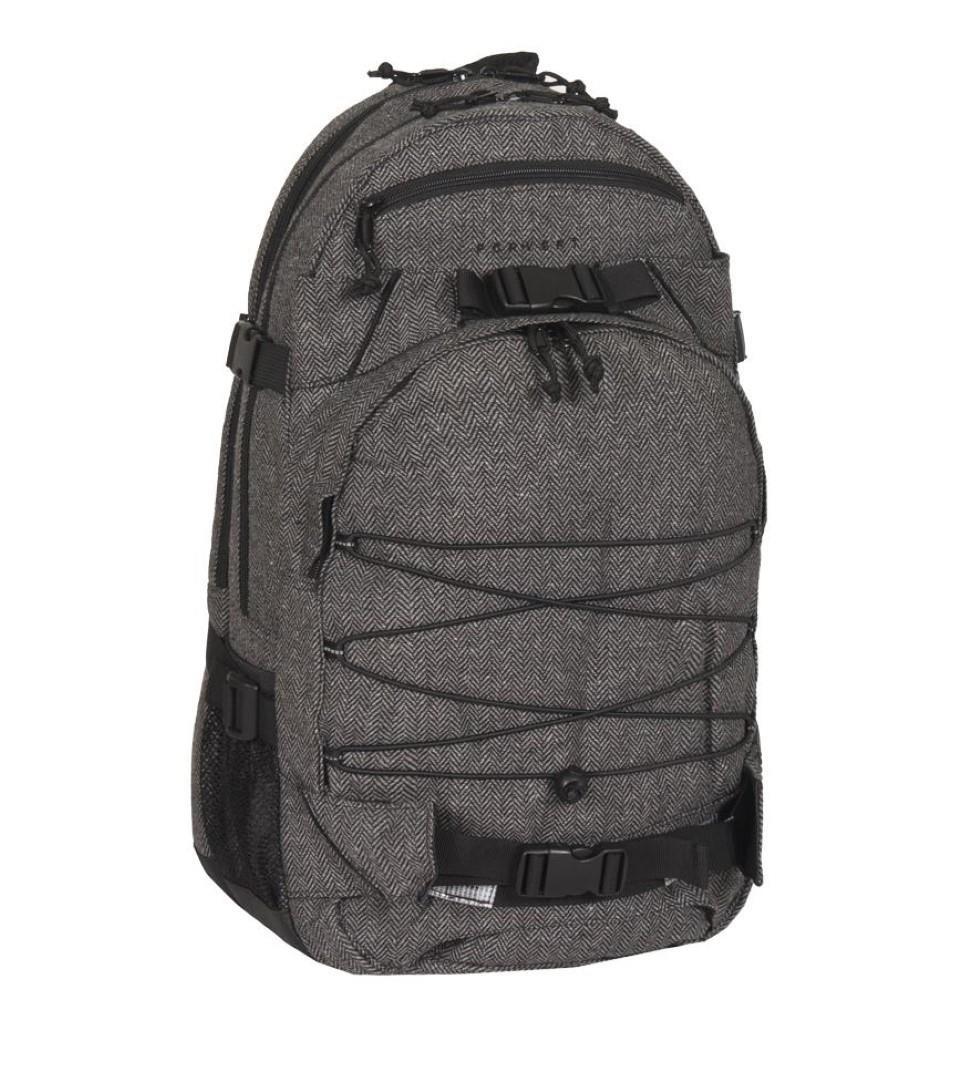 Forvert - Computerrucksack New Laptop Louis Backpack Flannel Grey Grau von Forvert