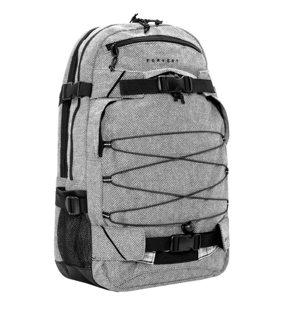 Forvert - Computerrucksack New Laptop Louis Backpack Flannel Light Grey Grau von Forvert