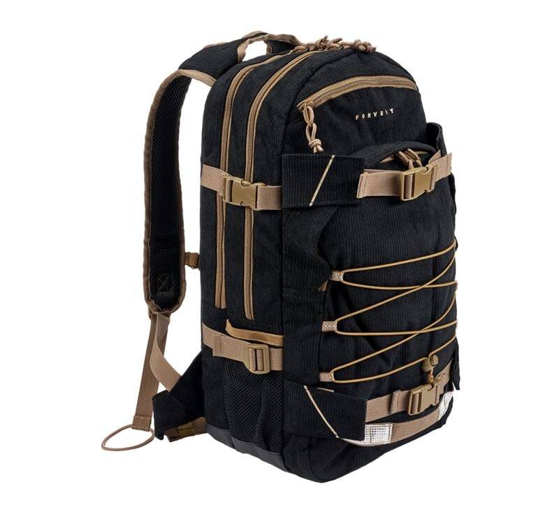 Forvert Cord Laptop Louis Rucksack schwarz beige von Forvert