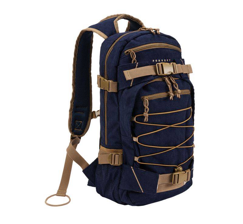 Forvert Rucksack - Cord Louis - navy/beige von Forvert