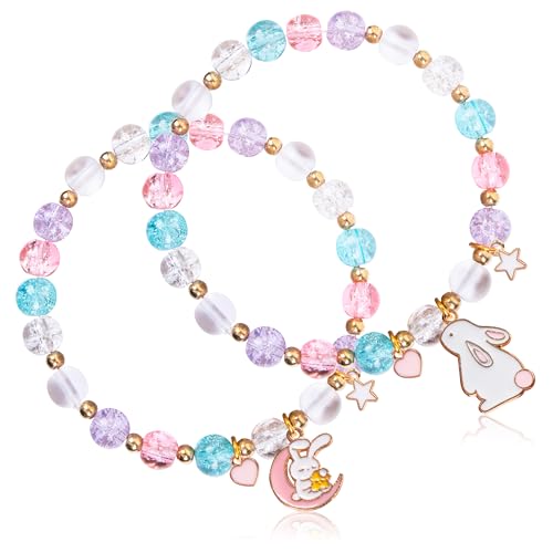Foshird Geschenk Armband für Kinder, Einschulung, Geburtstag, Weihnachten, Valentinstag, Ostern, Vorschule, Abschlussgeschenke (Kaninchen) von Foshird