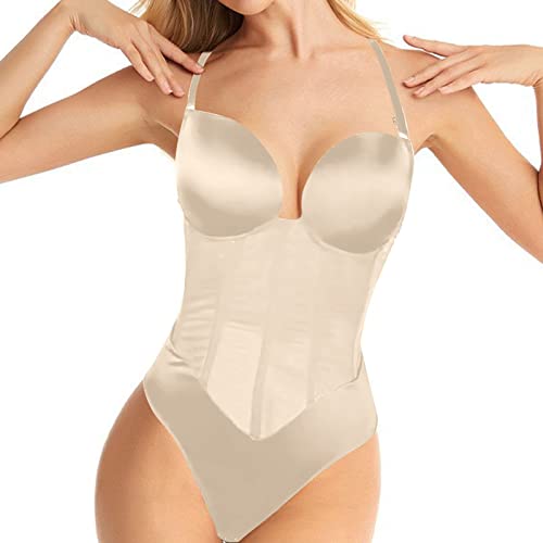 Shapewear Damen Body Body Shaper Figurformender Shapewear Hose Set Korsett Damen Bauchweg Stark Formend Body Shaper Mieder Taillenformer Bodysuit Bodyshape Damen Body von Fossean