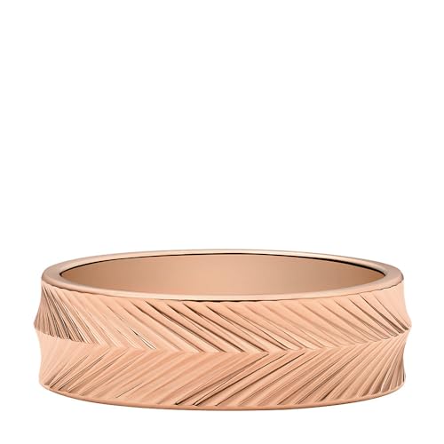 FOSSIL Damen-Edelstahlband Ringe, 7, Kupfer-Rose FOSSIL Damen-Edelstahlband Ringe, 7, Kupfer-Rose von FOSSIL
