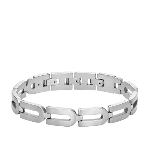 Fossil Herren-Gliederarmband Heritage D-Link Chain Edelstahl, JF04692040 Fossil Herren-Gliederarmband Heritage D-Link Chain Edelstahl, JF04692040 von Fossil