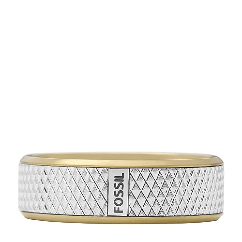 Fossil Herren-Edelstahlband Ringe von Fossil