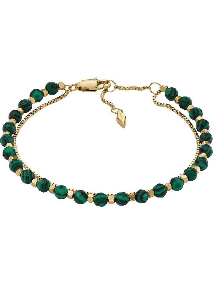 Fossil Armband Fossil Damen-Armband Edelstahl Farbstein, JEWELRY von Fossil