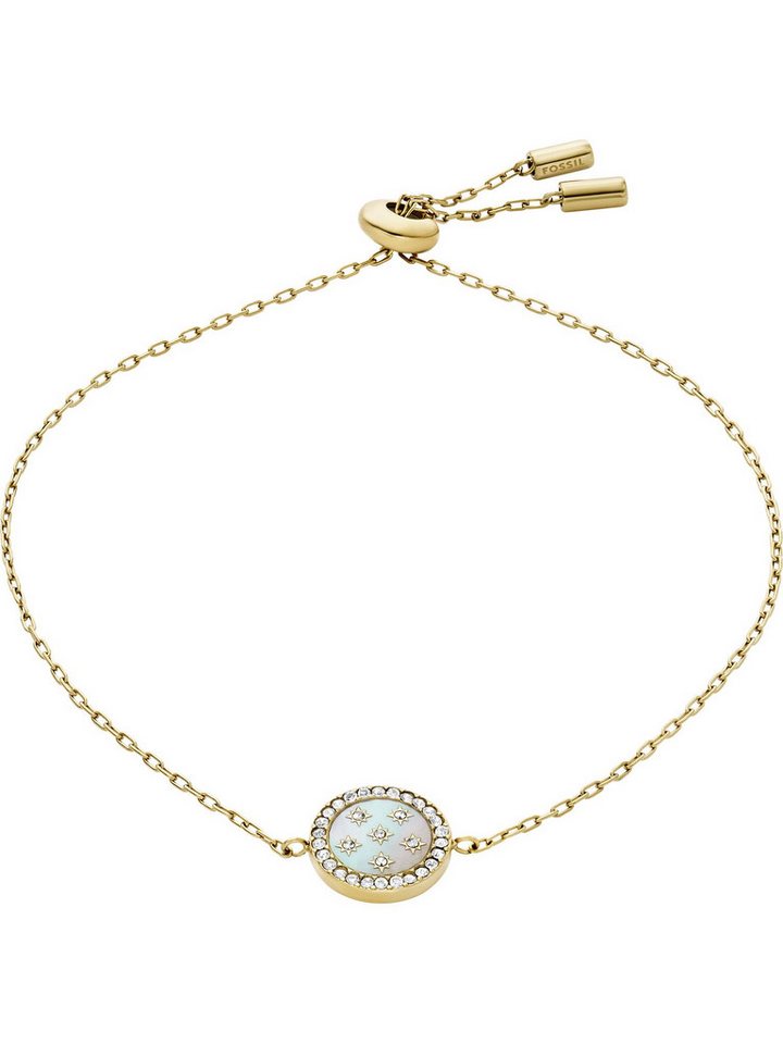 Fossil Armband Fossil Damen-Armband Edelstahl Glasstein von Fossil