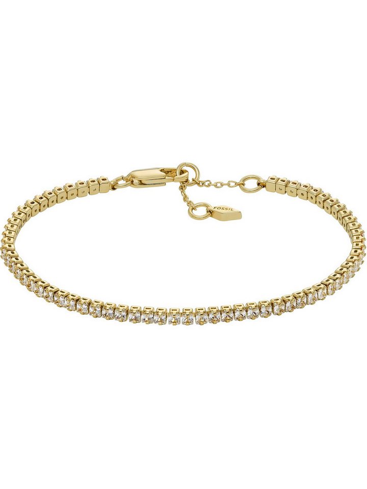 Fossil Armband Fossil Damen-Armband Metall Glasstein, JEWELRY von Fossil