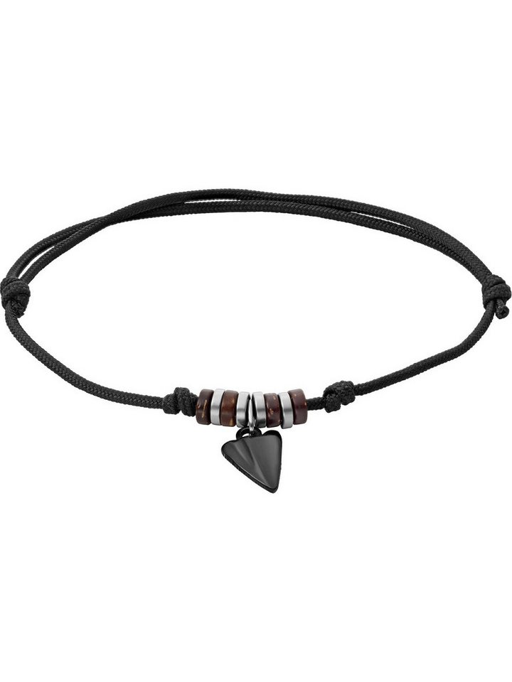 Fossil Armband Fossil Herren-Armband Textil, Edelstahl Farbstein von Fossil