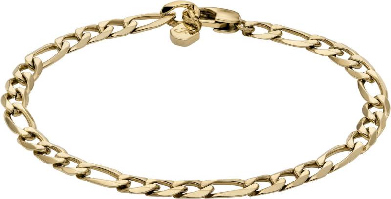 Fossil Armband Schmuck Geschenk Edelstahl Armkette All Stacked Up Figaro von Fossil