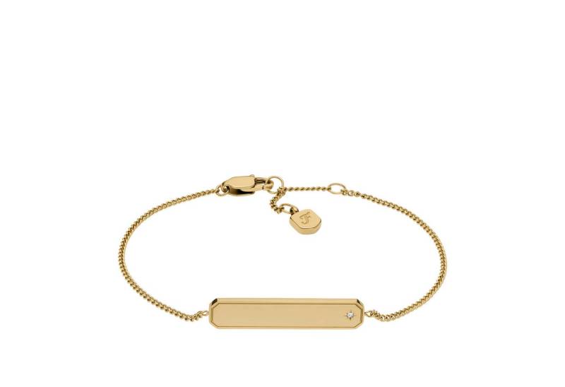 Fossil Armband Schmuck Geschenk Edelstahl Armschmuck SADIE, mit Glasstein von Fossil