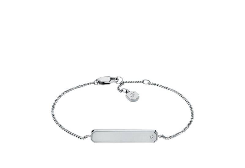 Fossil Armband Schmuck Geschenk Edelstahl Armschmuck SADIE, mit Glasstein von Fossil