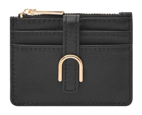 Fossil Brieftasche für Damen – Vada Öko-Leder-Kartenetui mit Reißverschluss, SL8278001 – 10,2 cm L x 0,3 cm B x 7,6 cm H von Fossil