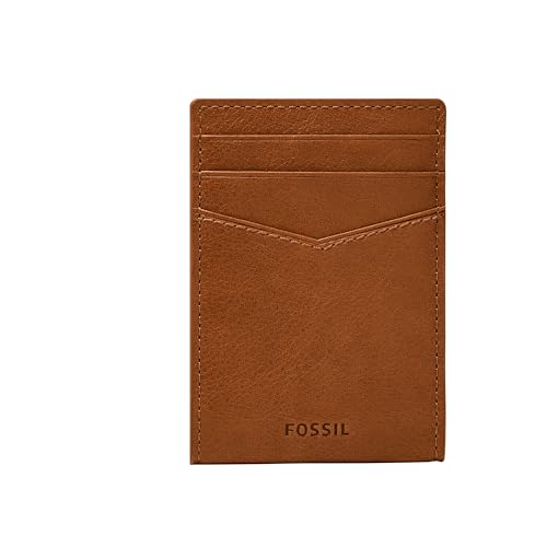 Fossil Brieftasche für Herren – Andrew Öko-Leder-Magnetkartenetui, Ml4173216 – 7,1 cm L x 0,6 cm B x 10,2 cm H von Fossil