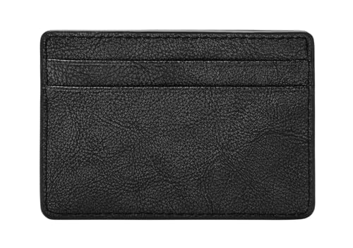 Fossil Brieftasche für Herren Steven, Leder Kartenetui schieferschwarz 10,2cm L x 0,6 cm B x 7cm H ML4395019 von FOSSIL