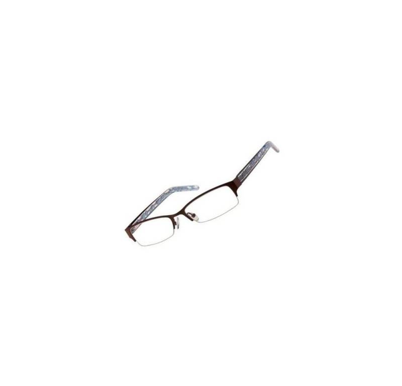 Fossil Brillengestell Korrektionsfassung Brille Metall Braun 51/17/135 - OF1134200, Metall von Fossil