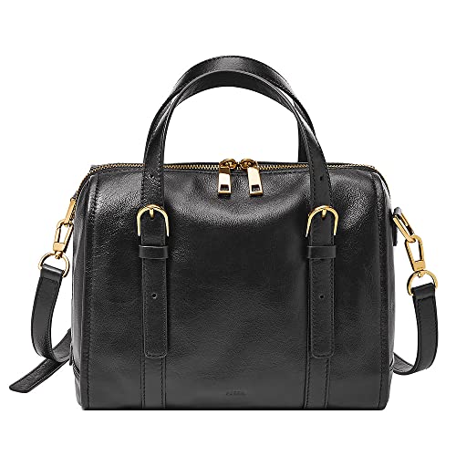 Fossil Tasche für Damen – Carlie Eco Leder Satchel, ZB1772001 – 25,4 cm L x 13,97 cm B x 20,32 cm H von FOSSIL