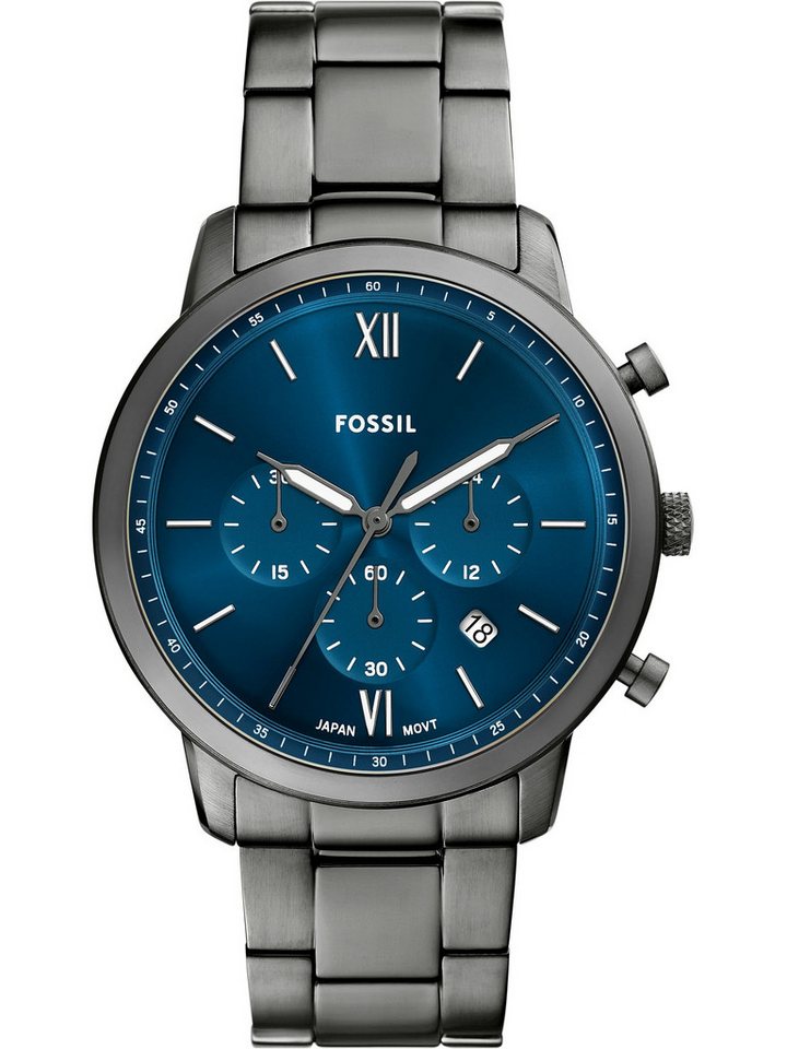 Fossil Chronograph Fossil Herren-Uhren Analog Quarz, Klassikuhr von Fossil