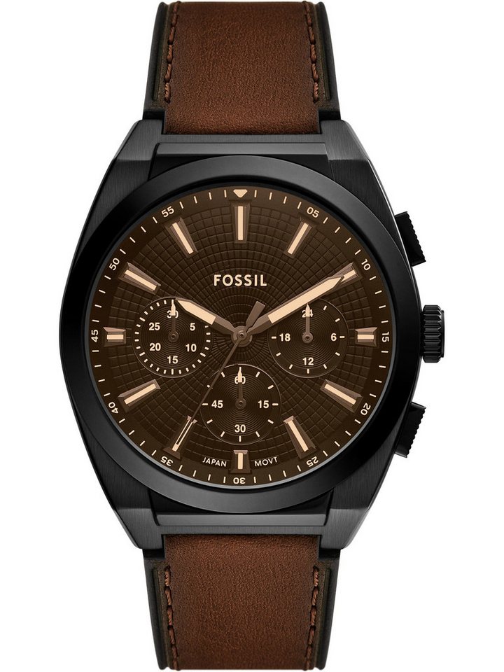 Fossil Chronograph Fossil Herren-Uhren Analog Quarz, Klassikuhr von Fossil