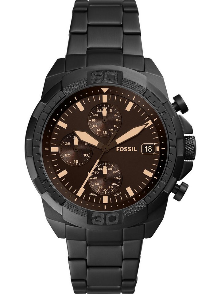 Fossil Chronograph Fossil Herren-Uhren Analog Quarz von Fossil