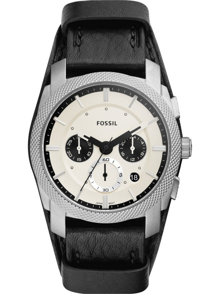 Fossil Chronograph Fossil Herren-Uhren Analog Quarz von Fossil