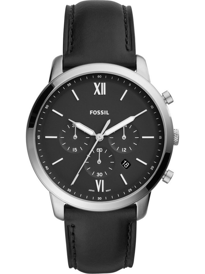 Fossil Chronograph Fossil Herren-Uhren Analog Quarz von Fossil